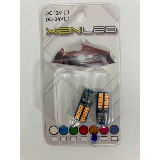 Xenled T10 24 Ledli Kısa ModelTuruncu